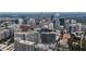 Aerial perspective of building and cityscape at 800 Peachtree St # 1112, Atlanta, GA 30308