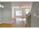 Hardwood floor living room with staircase at 2372 Johnson Rd, Atlanta, GA 30345