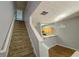 Interior view of a carpeted staircase leading to the upper level at 2372 Johnson Rd, Atlanta, GA 30345