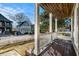 Charming front porch with white columns and wooden flooring at 683 Terry Se St, Atlanta, GA 30315