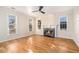 Living room with hardwood floors and a fireplace at 683 Terry Se St, Atlanta, GA 30315