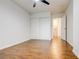 Bedroom featuring hardwood floors and a spacious closet at 620 Peachtree Ne St # 415, Atlanta, GA 30308