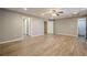 Finished basement with LVP flooring and multiple access points at 6204 Woodlore Nw Dr, Acworth, GA 30101