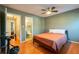 Spacious bedroom with ensuite bathroom and hardwood floors at 8 Holly Downs Nw Ct, Atlanta, GA 30318