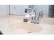 Bathroom with a sink and modern chrome faucet at 4846 Twin Lakes Trl, Atlanta, GA 30360