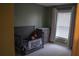 bedroom with crib, dresser, and calming green walls at 4846 Twin Lakes Trl, Atlanta, GA 30360