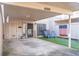 Covered parking with private entrance and small turf yard at 4846 Twin Lakes Trl, Atlanta, GA 30360