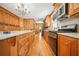 Updated kitchen boasts stainless steel appliances and hardwood floors at 719 Lynn Valley Sw Rd, Atlanta, GA 30311