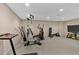 Basement with home gym and TV area at 66 Trevor Way, Temple, GA 30179