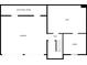 Lower level floorplan features a gym, garage, and extra room at 66 Trevor Way, Temple, GA 30179