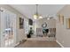 Bright dining area with view of the living room and backyard at 66 Trevor Way, Temple, GA 30179