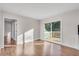 Bright dining area with hardwood floors and sliding glass doors to deck at 2933 Edna Ln, Decatur, GA 30032