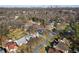 Aerial view of neighborhood with city skyline in background at 1639 Stokes Sw Ave, Atlanta, GA 30310