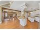 Open concept kitchen with granite island and breakfast bar at 325 Yellowroot Ln, Sandy Springs, GA 30350