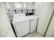 Laundry closet with washer and dryer included at 1801 Parkaire Xing, Marietta, GA 30068