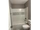 Clean bathroom with tub/shower combo and mosaic tile at 2770 Stony Place Ct, Grayson, GA 30017