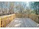 Spacious wooden deck overlooks private wooded backyard at 2770 Stony Place Ct, Grayson, GA 30017