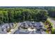 Luxury townhome community; wide aerial view at 4821 Josie Way, Acworth, GA 30101