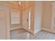 Bright and airy entryway with light gray flooring and neutral walls at 4821 Josie Way, Acworth, GA 30101