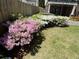 Backyard with blooming pink and white azaleas at 2619 Green Meadows Ln, Brookhaven, GA 30319