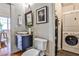 Well-appointed bathroom with washer and dryer at 1846 Gordon Ne Mnr, Atlanta, GA 30307