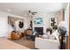 Relaxing living room with fireplace and comfortable seating at 3249 Shirecrest Ln, Dacula, GA 30019