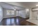 Spacious living room with hardwood floors and an open floor plan at 3578 Adkins Nw Rd, Atlanta, GA 30331