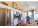 Modern kitchen with stainless steel appliances and granite countertops at 5955 Shannon Dr, Cumming, GA 30040