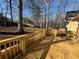 Newly built deck overlooking a wooded backyard at 4342 White Surrey Nw Dr, Kennesaw, GA 30144