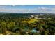 Aerial view of lush parkland with a lake and a pool at 1058 Piedmont Ne Ave # 302, Atlanta, GA 30309