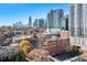 Aerial view of cityscape, showing mid-rise buildings and tree-lined streets at 1058 Piedmont Ne Ave # 302, Atlanta, GA 30309