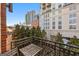 City view from the balcony including the city skyline and buildings at 1058 Piedmont Ne Ave # 302, Atlanta, GA 30309