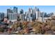 Expansive city views with a glimpse of surrounding parks from an elevated vantage point at 1058 Piedmont Ne Ave # 302, Atlanta, GA 30309