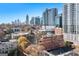 Panoramic city views from the property showcasing the vibrant cityscape and fall colors at 1058 Piedmont Ne Ave # 302, Atlanta, GA 30309