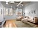 Spacious living room with hardwood floors and neutral color palette at 1058 Piedmont Ne Ave # 302, Atlanta, GA 30309
