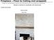 Floor-to-ceiling fireplace with stacked quartzite and stained wood mantel at 131 Wards Crossing Way # 19, Johns Creek, GA 30022
