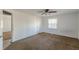 Spacious bedroom with ceiling fan and ample space at 143 Longview Rd, Fayetteville, GA 30214