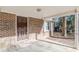 Brick front porch with covered entryway at 143 Longview Rd, Fayetteville, GA 30214