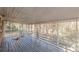 Spacious screened porch overlooking a wooded area at 143 Longview Rd, Fayetteville, GA 30214