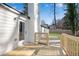 Wood deck featuring access to the backyard and home's backdoor at 3251 Stoney Acres Nw Dr, Kennesaw, GA 30152