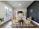 Bright home office with hardwood floors and a view at 4973 Concert Ln, Marietta, GA 30066