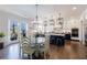 Elegant fireplace with marble surround and built-in shelving at 4973 Concert Ln, Marietta, GA 30066
