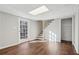 Spacious basement with wood flooring and exterior access at 1120 Starline Se Dr, Smyrna, GA 30080
