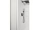 This bathroom has a standing shower with black hardware and a shower head at 1120 Starline Se Dr, Smyrna, GA 30080