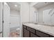 Bathroom with vanity, toilet and shower/tub combo at 12 Enclave Blvd, Covington, GA 30014