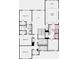 Second-floor layout of the home, including bedrooms, baths and a loft area at 3229 Shirecrest Ln, Dacula, GA 30019