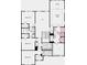 Upper floor plan with primary suite and 3 additional bedrooms at 3219 Shirecrest Ln, Dacula, GA 30019