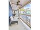 Inviting front porch with ceiling fan and comfortable seating at 516 Arthur Sw St, Atlanta, GA 30310