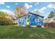 Blue house exterior with yellow door and yard at 516 Arthur Sw St, Atlanta, GA 30310