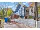 Blue house exterior with a wooden fence and landscaping at 516 Arthur Sw St, Atlanta, GA 30310